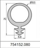 Профиль силиконовый 754152.080